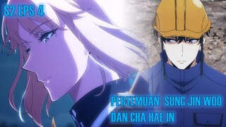 Solo Leveling Season 2 - Episode 4 | momen pertemuan Sung Jin-Woo dan Cha Hae-In