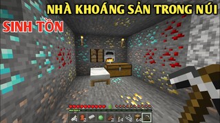 THỬ THÁCH SINH TỒN TẬP 4 TRÊN BIỂN LÀM NHÀ KHOÁNG SẢN TRONG NÚI || TRONG MINECRAFT PE