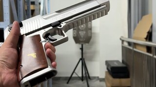 Desert Eagle เวอร์ชั่นเย็นสมบูรณ์สีเงินชุบเงินพร้อมสำหรับการทดสอบแล้ว!