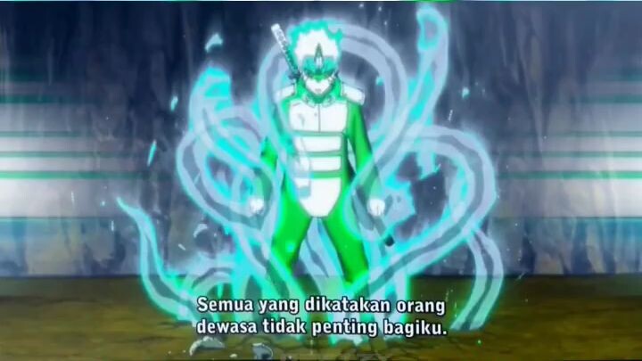 Ketika pertama kali mitsuki aktifkan sage mode.