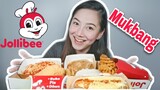 JOLLIBEE MUKBANG | Chicken Spaghetti, Burger Steak Shanghai, Jolly Hotdog, Buko Pie & Crisscut Fries