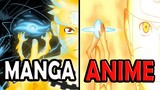 Naruto Manga Anime Differences - Fourth Great Ninja War Arc (Part 2)
