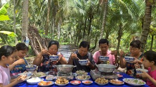 Ăn Rồi Vẫn Còn Thèm với Món Bún Nước Lèo Heo Quay Thêm Mớ Cá Lóc Đồng 9 Hãng | TKQ & Family T1050