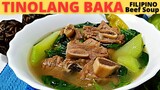 TINOLANG BAKA | Beef TINOLA | Filipino Beef SOUP | COMFORT Food | Pinoy Food |TINOLA Recipe
