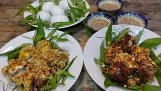 Hột vịt lộn luộc nước dừa. Hột vịt lộn ba món - Bin Đen Miền Tây # 163