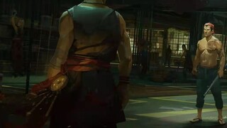After eight years of hard practice, he finally became a Kung Fu master!
