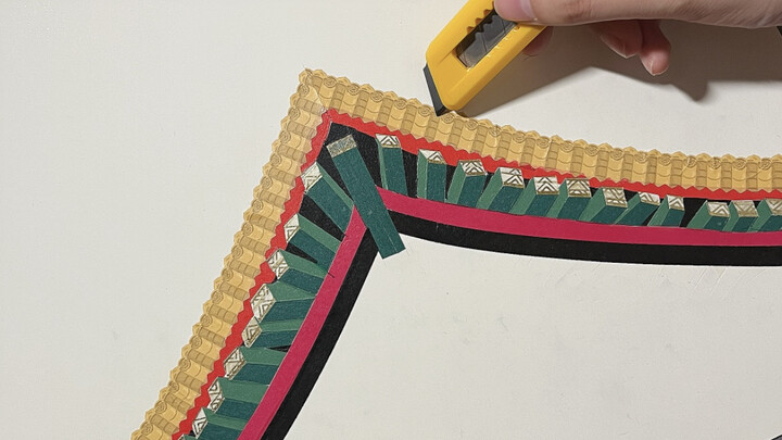 Three years of set design, challenging myself to recreate "Empresses in the Palace" using tape