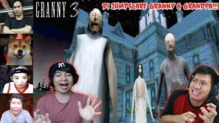 TERIAKAN GAMER DI JUMPSCARE GRANNY & GRANDPA | Granny 3 Indonesia