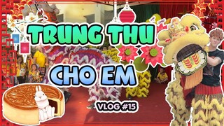 [ Học Mõm Vlog #15 ] Học Mõm Lần Đầu Đi Múa Lân Rước Đèn Ở Quê Vào Những Ngày Trung Thu | HỌC MÕM