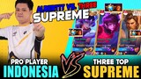 INDONESIA PRO PLAYER vs. THREE TOP SUPREME in SINGAPORE! ~ MOBILE LEGENDS