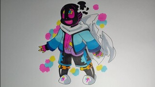 How To Draw paperjam sans Cách Vẽ Con Của Error và Ink Sans