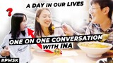 A DAY IN OUR LIVES | NAG-OPEN UP NA SI INA ABOUT HER LOVE LIFE | I'M NOT READY YET | #pmsk