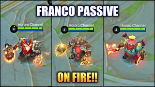 NEW FRANCO PASSIVE EFFECT LOOKING GOOOOOD!