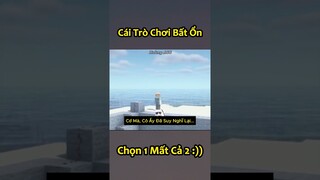 Trò Chơi Bất Ổn Của Anh Đen Xì Xì Chọn 1 Mất 2 🤣 #shorts