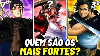 TOP 10 PERSONAGENS MAIS FORTES DE BLACK CLOVER!