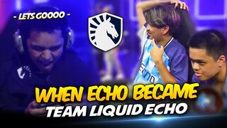 WHEN ECHO BECAME TEAM LIQUID! 🐎 TEAM LIQUID ECHO DEBUT GAME . . . 🤯