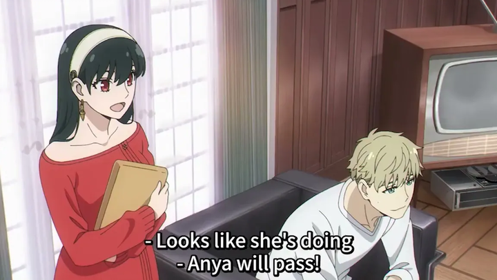 อัญญาเต้นสอบผ่าน spyxfamily anya anime