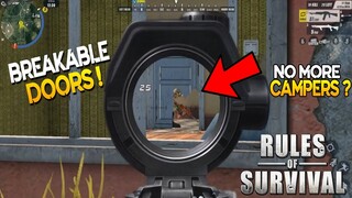 HOW TO SPOT A CAMPER | Breakable Doors in ROS Ultra [ Rules of Survival ] ( # 3 )