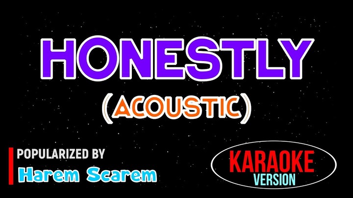 Honestly - Harem Scarem | Karaoke Version |HQ 🎼📀▶️