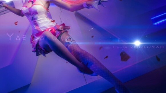 [cos collection] Little sister cospla Honkai Impact Three nurses in Yae Sakura, this nurse sister is
