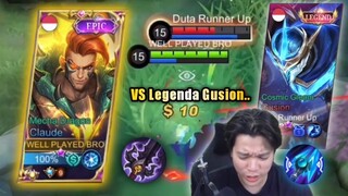 LEONARD TOP GLOBAL CLAUDE KETEMU PANUTAN GUSION! BANG EMPEROR! AUTO ADU MEKANIK & FREESTYLE! | MLBB