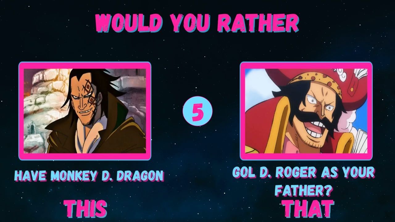 Would You Rather, Anime Quiz