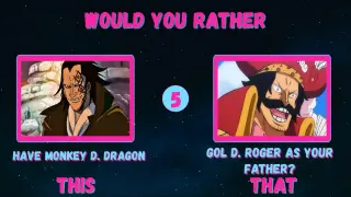 Would You Rather One Piece Edition! - Anime Quiz