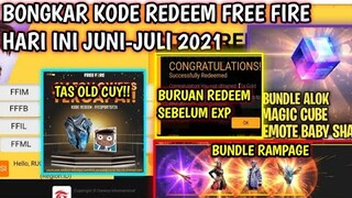 BONGKAR ‼ KODE REDEEM FREE FIRE TERBARU HARI INI 20 Juni 2021