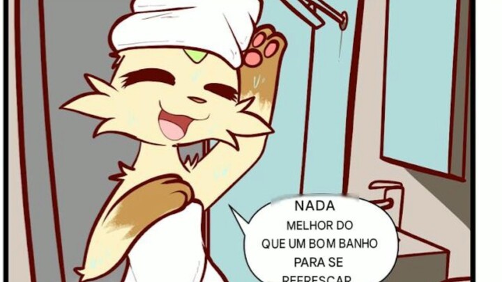 um belo banho , solar soul , pokemon comic