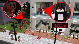 ถ้าเกิด!! ดูหนังตอนตี3  แต่กับเจอ ผีปรสิตบุกบ้าน - (Minecraft สิ่งแปลกๆ)