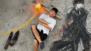 Fire Pen Painting [Genshin Impact · Zhongli. Emperor] The fire pen shows the cool Emperor