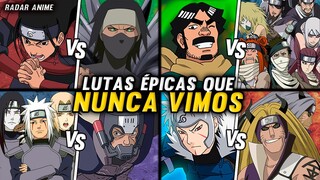 7 LUTAS EPICAS QUE ACONTECERAM MAS NÃO FORAM MOSTRADAS EM NARUTO