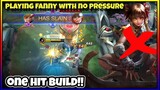 THIS IS HOW TO PLAY FANNY WITH NO PRESSURE JUST ENJOY KILLING & PUSHING | MLBB