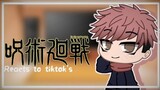 |¦☁️Jujutsu kaisen reacts to tiktok's☁️¦| Part 1/2 (Re-upload(finally found the copyright T-T))