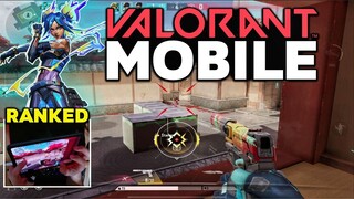 VALORANT MOBİLE DE İLK RANKED MAÇIM!! NEON(Thunder) GAMEPLAY!! - Hyper Front