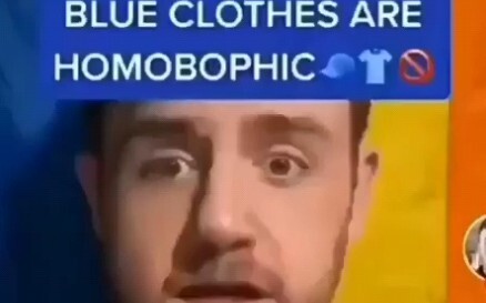 รู้ไหม ชุดสีน้ำเงินหมายถึงความเกลียดกลัวคนรักเพศเดียวกัน