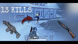 He Got 13 Kills | Squad | Vikendi | Pubg Mobile