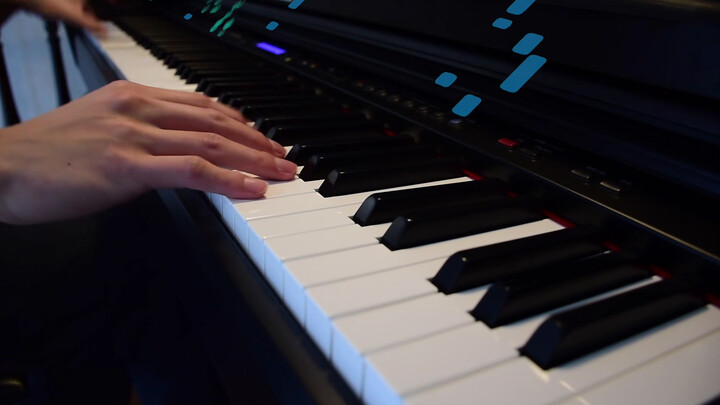 A man covers "Megalovania" with piano