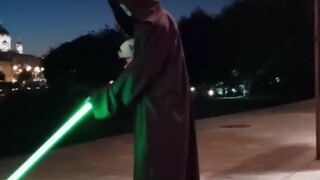part 2 ) green light saber vs purple light saber