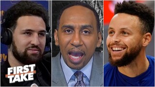 FIRST TAKE "Warriors 3-Headed monster Steph-Klay-Poole dominate the Playoffs" - Stephen A on fire