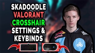 Skadoodle Valorant Settings, Keybinds, Crosshair and Setup [Updated Aug 2020]