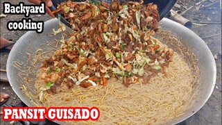 BACKYARD COOKING PANSIT SA PROBINSYA | LUTONG BICOL | NEGOSYONG PATOK | Recipe Pang-Handaan