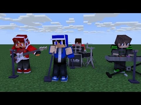 Yowis Ben Lagu Galau - Broken Project - Minecraft Animation Music Video