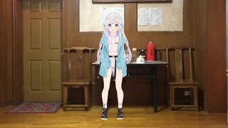 Sakura girl discusses pine cone sputum shaking lightning whip with you [Shizuku Ruru MMD]