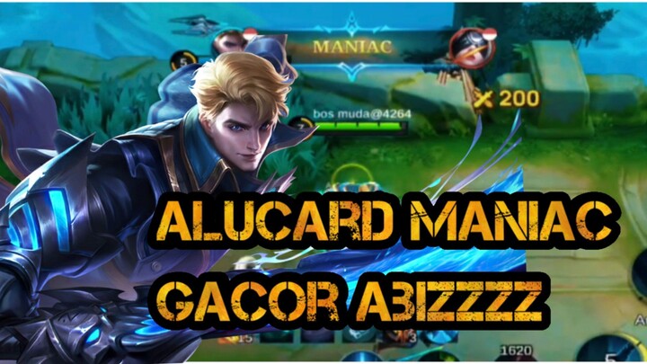 alucard maniac mlbb