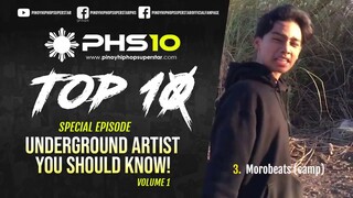 PHS Top 10 Pinoy Hip-hop Underground Artist You Should Know Volume 1