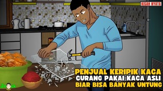 AZAB PENJUAL KRIPIK KACA CURANG PAKAI KACA ASLI