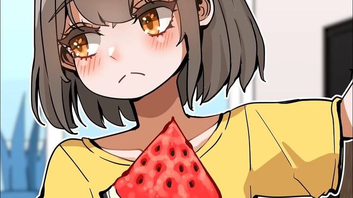 Orang yang paling ingin dipukul saat minum jus semangka…🍉