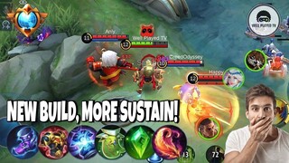 Try this New Build, More Sustain! | TOP GLOBAL GATOTKACA Gameplay | MLBB