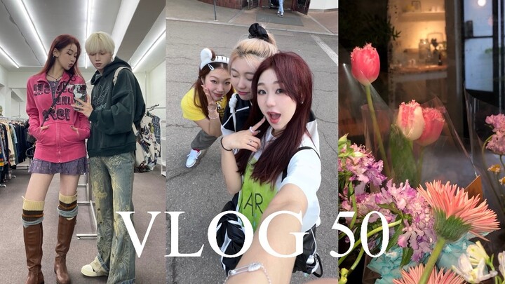 VLOG | Seoul in the Rain | Second Visit to Everland | Random Mission Cards | Behind-the-Scenes of Do
